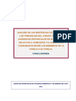 Estudio Sentencias Tj y AP Muertes Pareja o Expareja 2011