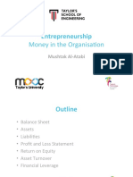 Entrepreneurship 10 Money in The Organisation