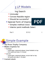 Solving LP Models: Improving Search