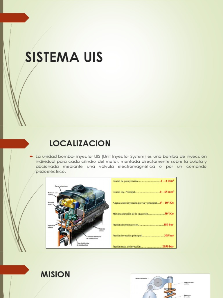 Sistema UIS: Inyección y Control de Combustible | PDF | Refrigerador ...