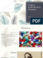 Origen y Evolución de La Farmacia