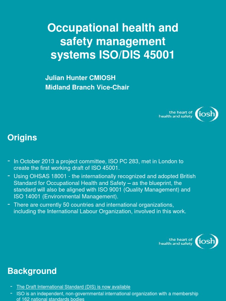 Iso Dis 45001 PDF | PDF | Personal Protective Equipment | Occupational ...