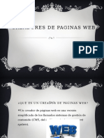 Creadores de Paginas Web Gratis