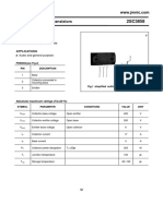 Silicon NPN Power Transistors: Product Specification