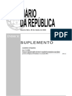 Diário Da República: Suplemento