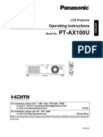 Projector Guide PTAX100U