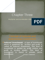 Chapter Three: Multiplier and Accelerator Interaction