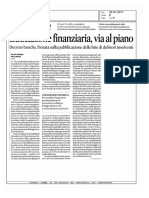 Educazione Finanziaria Per Giovani e Adulti - Emendamento PD A Mia Firma Sul Sole 24 Ore