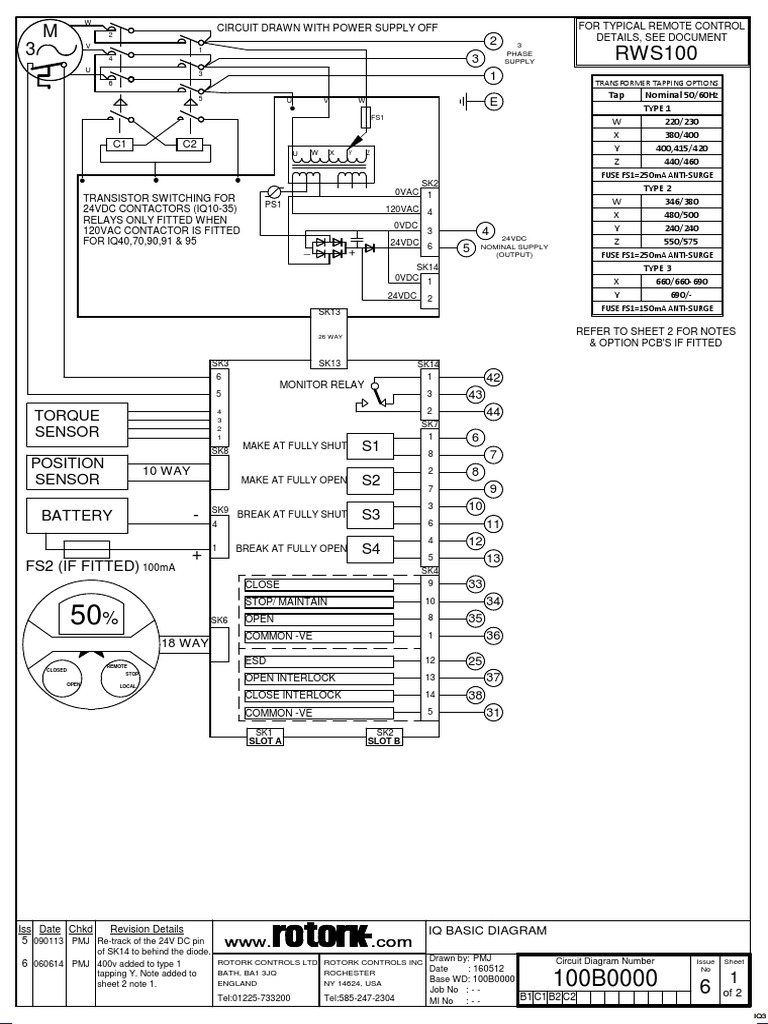 Rotork Wiring Diagram 3000