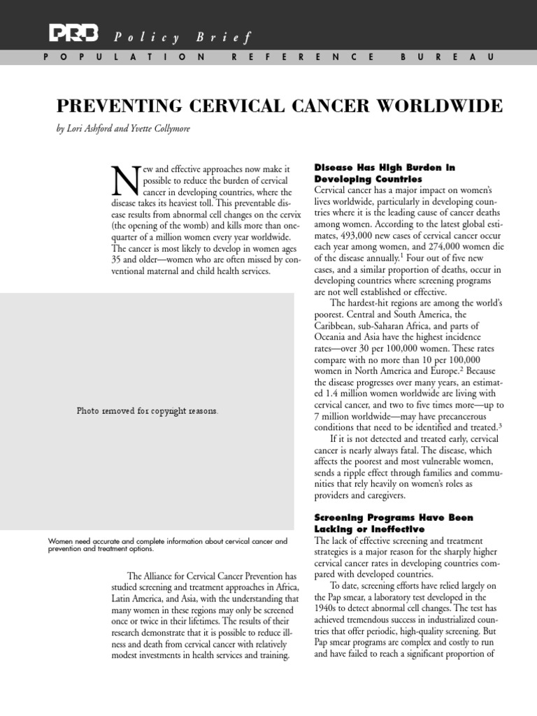 Effective Screening6 | PDF | Cervical Cancer | Preventive Healthcare