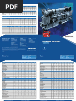 Dimensions and Other Data: Gas Engines and Gensets