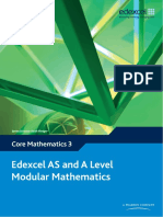 Edexcel AS and A Level Modular Mathematics Core 3
