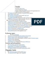 Chemical Tets