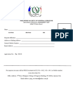 Philippine Society of General Surgeons: National Surgical Assessment Test (NSAT Written Exam)