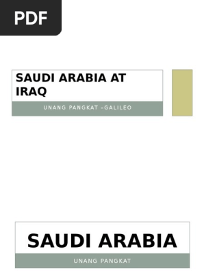 Mia parabola ng saudi arabia at iraq