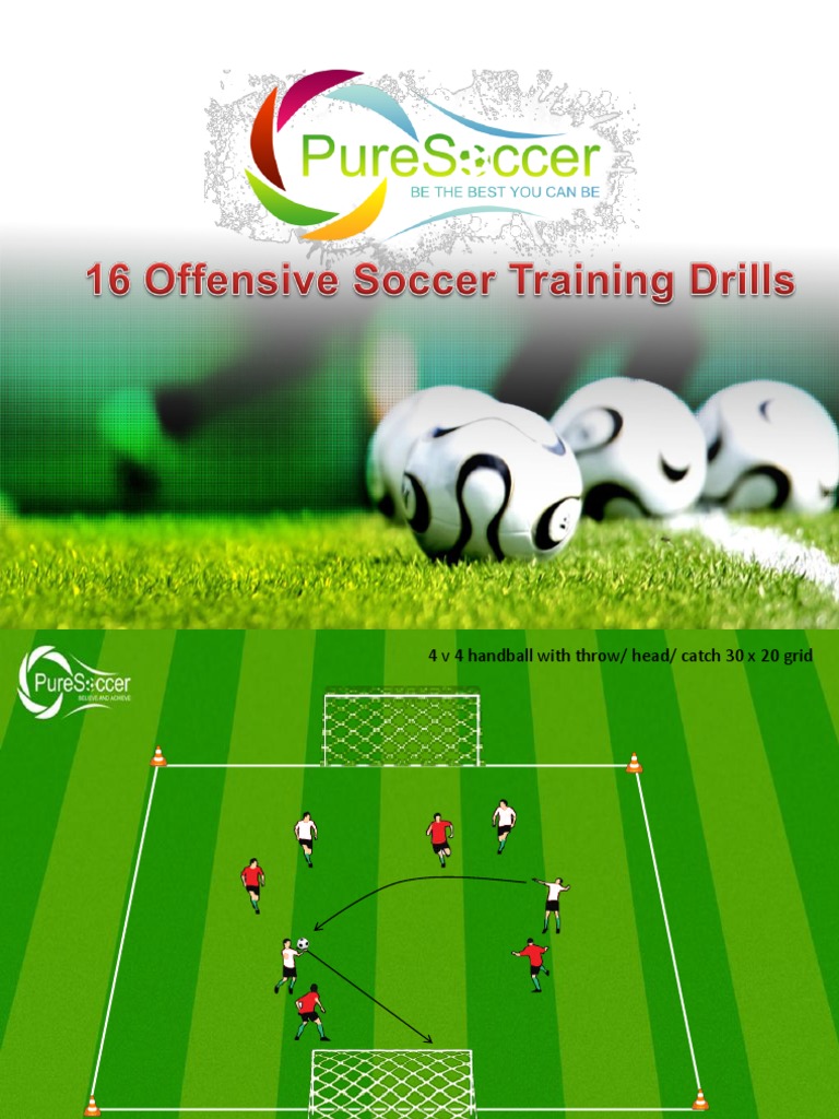 16 Offensive Soccer Training Drills | PDF | Forward (Association ...