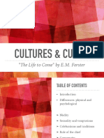 Cultures & Customs: "The Life To Come" by E.M. Forster