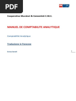 Manuel de Comptabilite Analytique