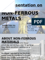 Presentation On: Non-Ferrous Metals