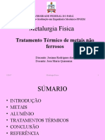 Metalurgia Física Trabalho