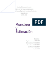 Muestreo y Estimacion