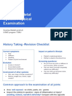 Msk Exam Study