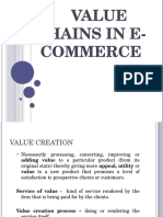Value Chains in E-Commerce