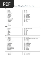 Cae Use of English Training Key