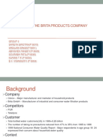 The Brita Products Company PDF