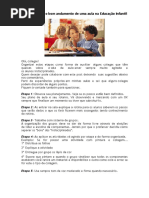 10 Etapas Para o Bom Andamento de Uma Aula Na Educação Infantil