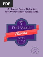 A Horned Frog's Guide To Fort Worth's Best Restaurants