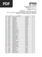 Epson Epl n3000 Part List