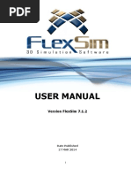 User Manual: Version Flexsim 7.1.2