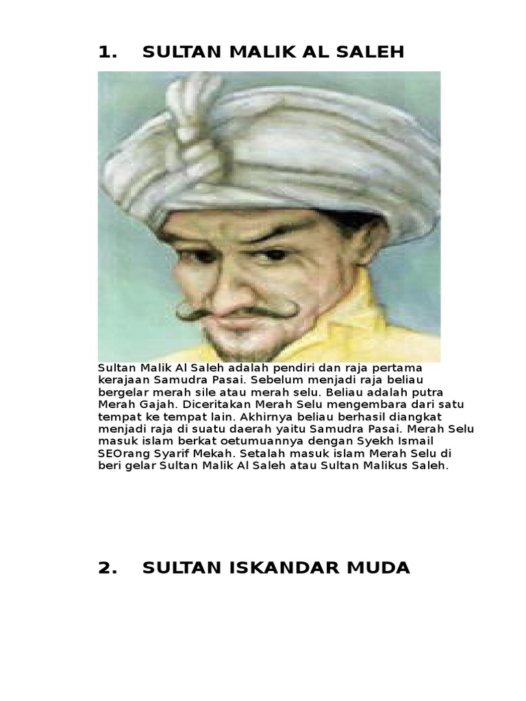Sejarah Sultan-Sultan Nusantara | PDF