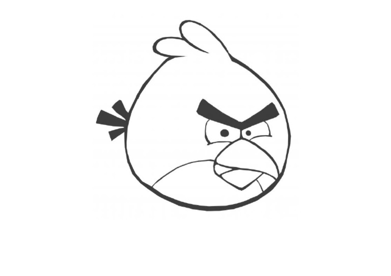 Desene De Colorat Cu Angry Birds