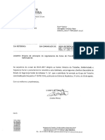 OFÍCIO DA SECRETARIA DE ESTADO DA SEGURANÇA SOCIAL COMUNICANDO A RECEÇÃO E O ENVIO DO PROJETO DE RCPAS