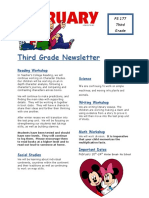 Third Grade Newsletter February