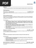 Business Analyst Resume