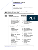 SWOT Analysis Template Download