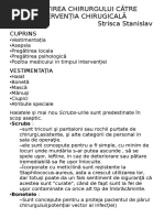 Pregătirea Chirurgului Către Intervenția Chirugicală