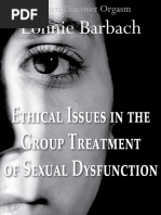 Ethical Issues in The Group Treatment of Sexual Dysfunction