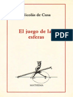 Nicolás de Cusa - El juego de las esferas.pdf