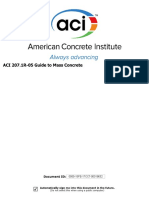 ACI 207.1R-05 Guide To Mass Concrete