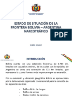 Informe Sobre El Narcotráfico en La Frontera Bolivia - Argentina.