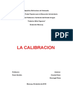 La Calibracion