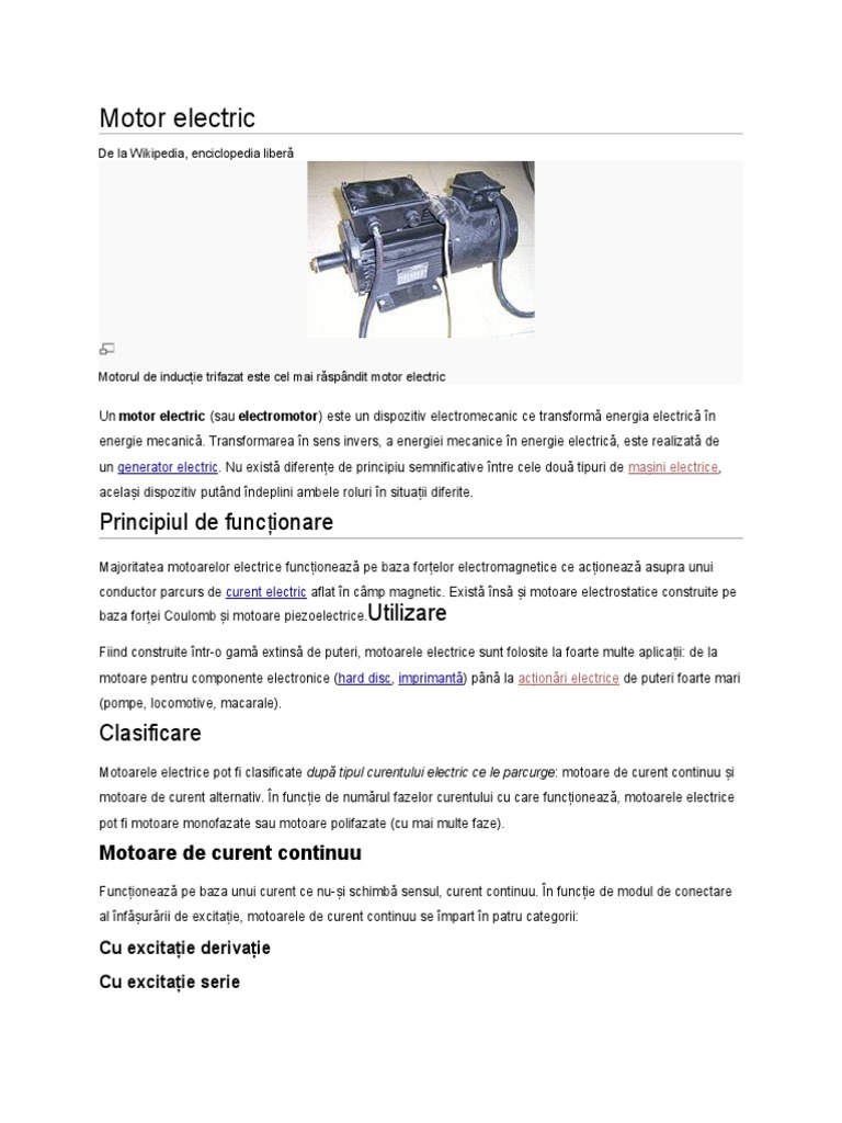 Motor Electric | PDF