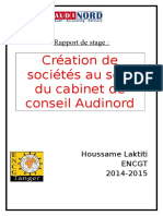 Rapport de Stage Audinord