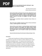 Ensino Formal e informal mo violino