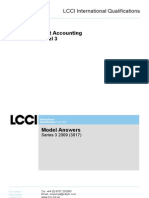 Cost Accounting Level 3/series 3-2009