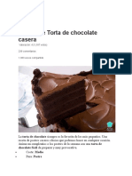 Torta de Chocolate